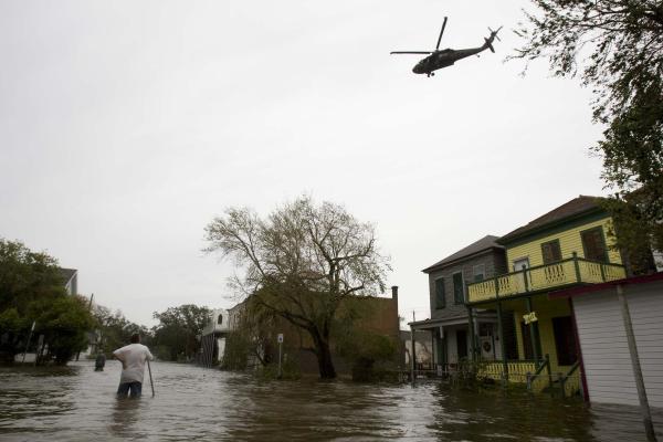 Hurrikan Ike in Houston Texas
