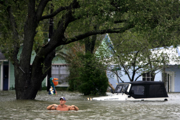 Hurrikan Ike in Houston Texas
