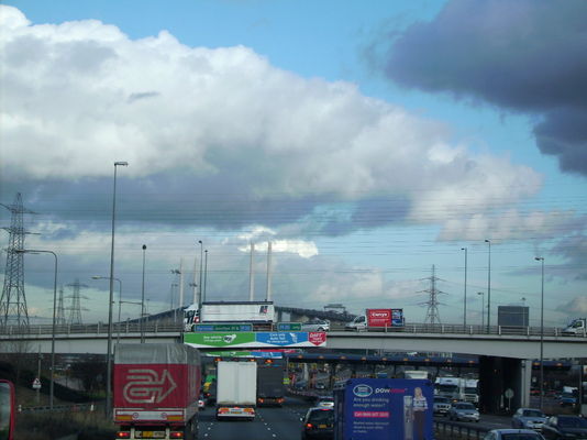 England
Dartfordtunnel mit Queen Elisabeth Bridge 
