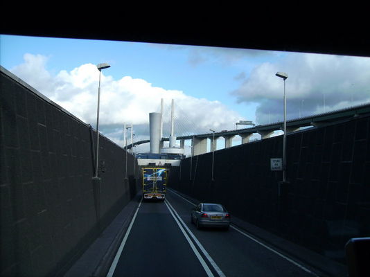 England
Dartfordtunnel mit Queen Elisabeth Bridge 
