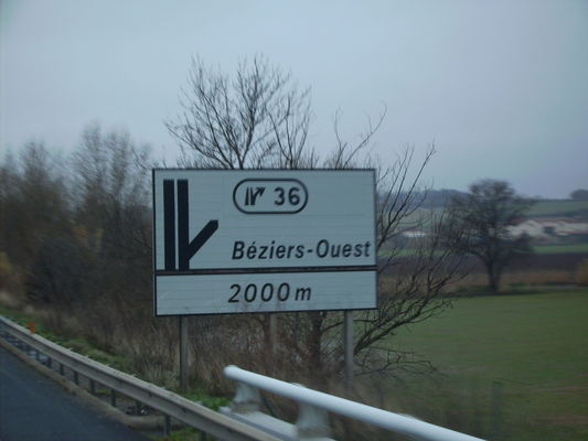 Sicherheits Parkplatz bei Beziers/Frankreich
