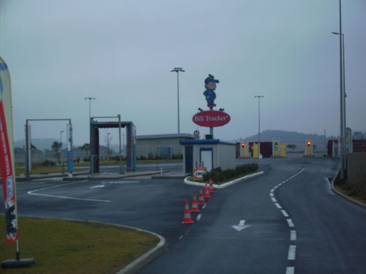 Sicherheits Parkplatz bei Beziers/Frankreich
