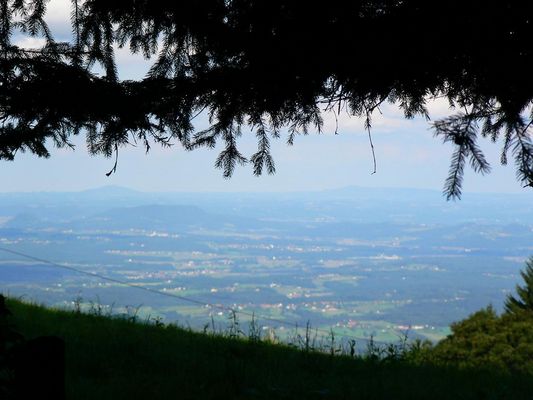 Hebalm
Blick auf Deutschlandsberg und slowenische Grenze
